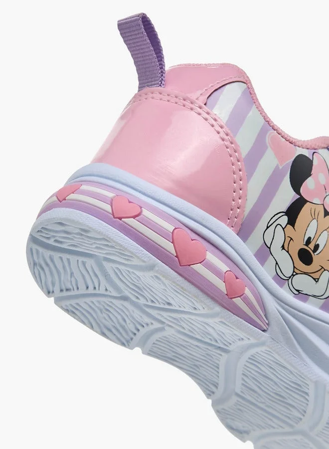 Disney Pink Girls Minnie Mouse Light-Up Sneakers for Women | Best Price UAE