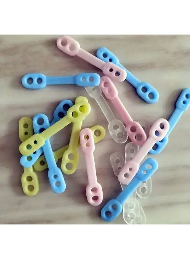 رفوف تجفيف الملابس الوردية المقاومة للرياح 3 قطع، مشابك خارجية مضادة للانزلاق مع مشابك تثبيت ضد السقوط - Image 4