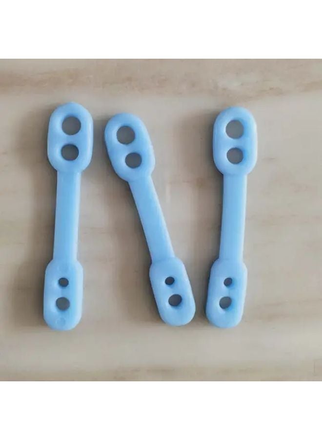 رفوف تجفيف الملابس الوردية المقاومة للرياح 3 قطع، مشابك خارجية مضادة للانزلاق مع مشابك تثبيت ضد السقوط - Image 5