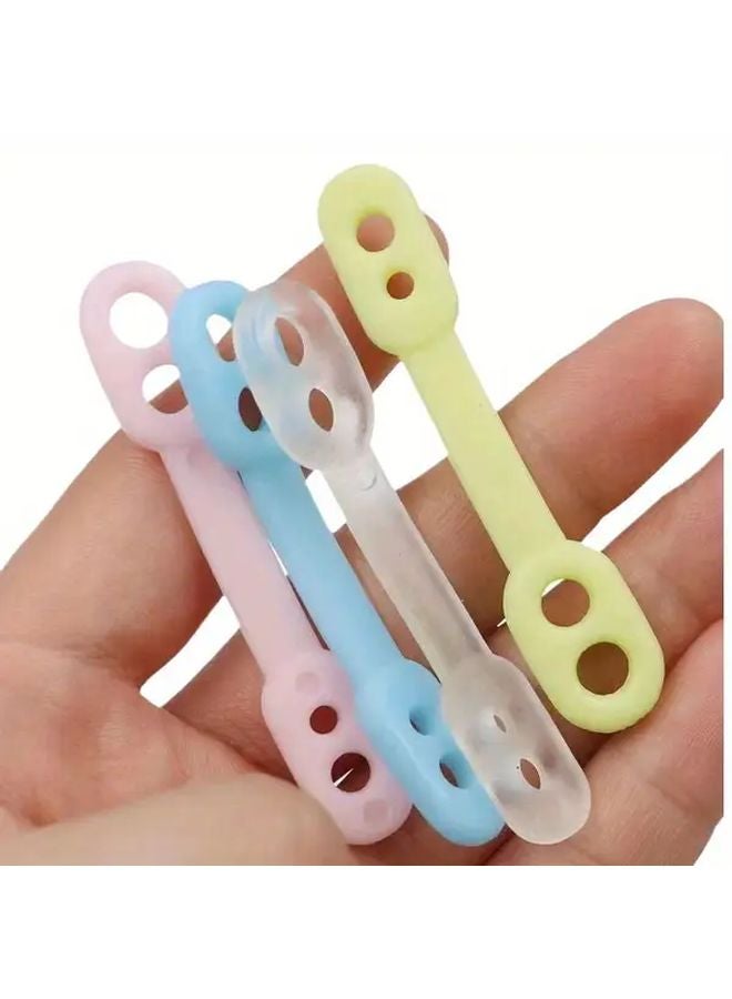 رفوف تجفيف الملابس الوردية المقاومة للرياح 3 قطع، مشابك خارجية مضادة للانزلاق مع مشابك تثبيت ضد السقوط - Image 2