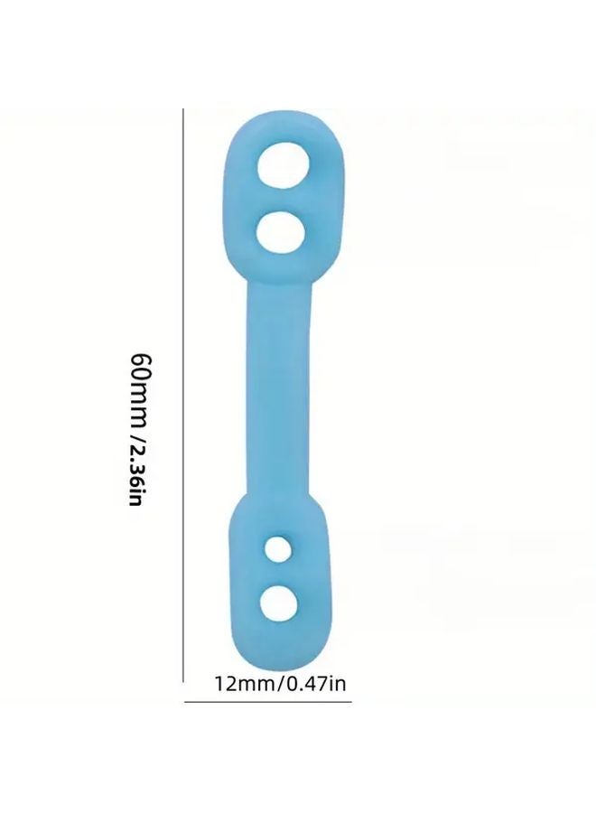رفوف تجفيف الملابس الوردية المقاومة للرياح 3 قطع، مشابك خارجية مضادة للانزلاق مع مشابك تثبيت ضد السقوط - Image 3