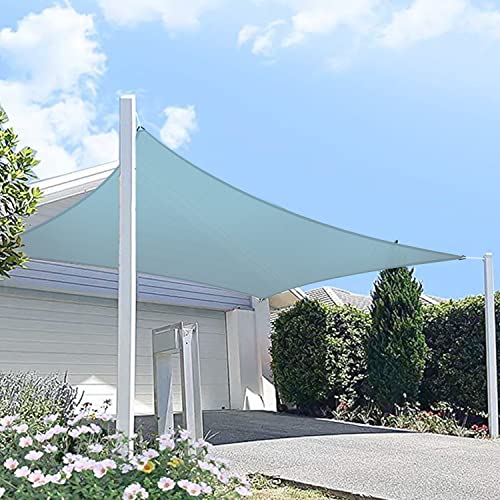 HIPPO Rectangle Shade Sail Affordable & Premium 230 GSM Sun Shade UV Block for Canopy Outdoor Patio Car Parking (Country-Blue, 9.5FTX5FT) - Image 1