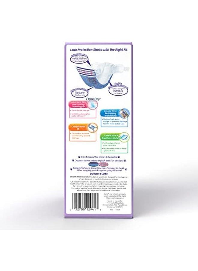 Hartz - Disposable Cat Diapers Size Xs 10 Count Comfortable And Secure Fit Easy To Put On - Image 1