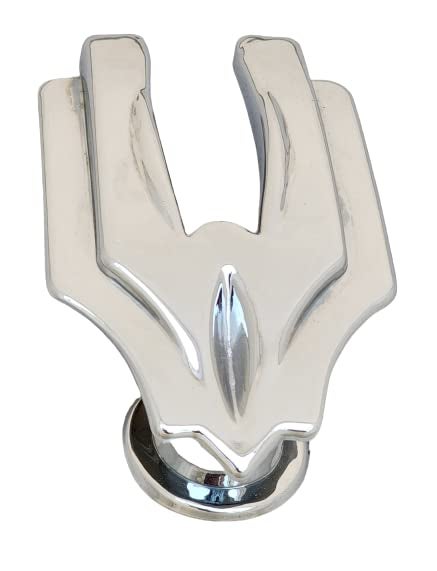 PRIGAN Chrome Eagle Wing Style Car Front Hood Bonnet Emblem Badge Ornament (ABS) (Full Chrome) - Image 2