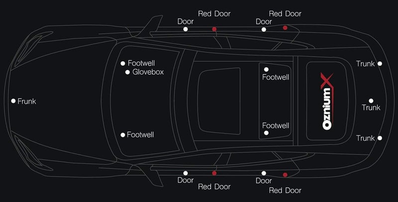 Oznium 4 Pieces Door Upgrade LED Kit for Tesla Model S - Ultra-Bright Replacement Light Bulbs - Image 5