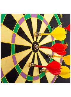 Generic 15'' Magnetic Darts Board Game 2-Sided with 6Pcs Safety Darts for Kids and Adult  - Image 5