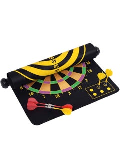 Generic 15'' Magnetic Darts Board Game 2-Sided with 6Pcs Safety Darts for Kids and Adult  - Image 2