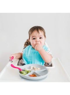 green sprouts Green Sprouts Muslin Bibs Made From Organic Cotton (5 Pack)  - Image 4