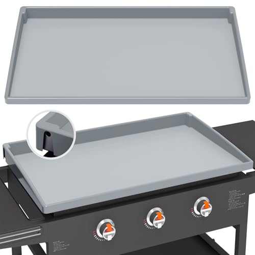 BESSIO Silicone Griddle Mat Cover for Blackstone - 28 Inch True All-Encompassing Coverage Heavy Duty Food Grade Grill Buddy Mat, All Season Cooking Surface Protective Cover - Image 1