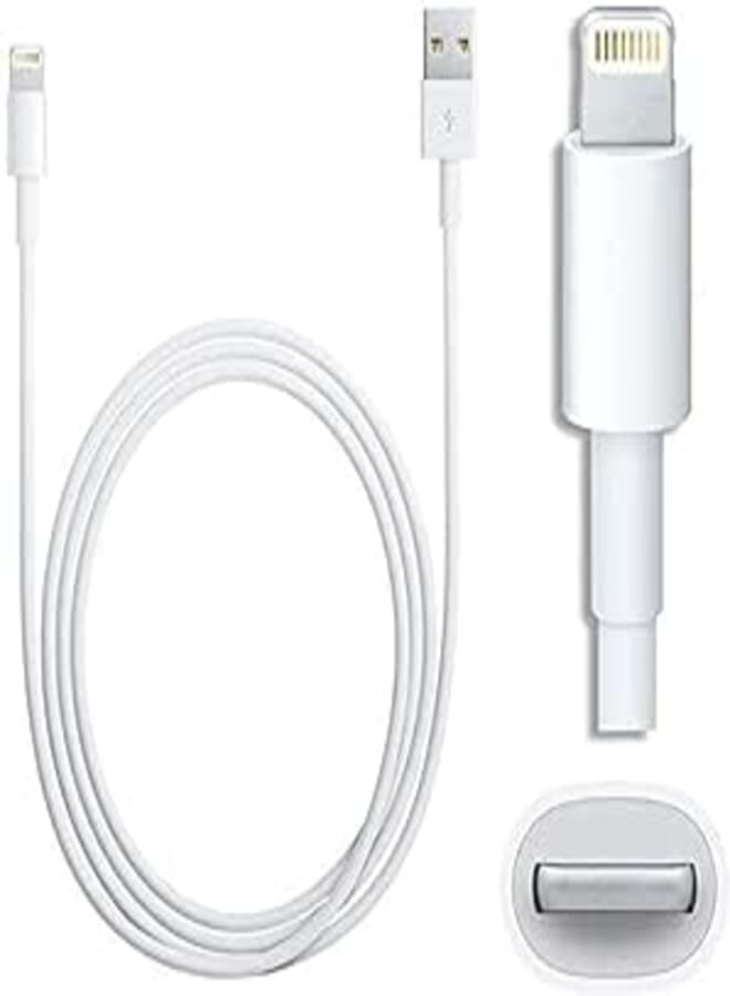 OR Perfect White Portable 8 pin to USB Data Charger Cable Cord 1M for iphone 5 5S 6 iPod Touch (awdsales)