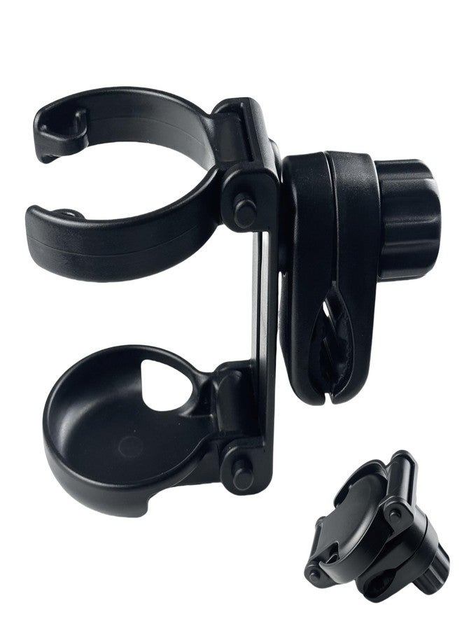 Ezkindheit Foldable Baby Stroller Parent Cup Holder, Universal Plastic Drink Holder with Anti - Slip Clamp, Suitable for Bottles, for Strollers, Outdoor Fishing, Picnics, Camping. - Image 1