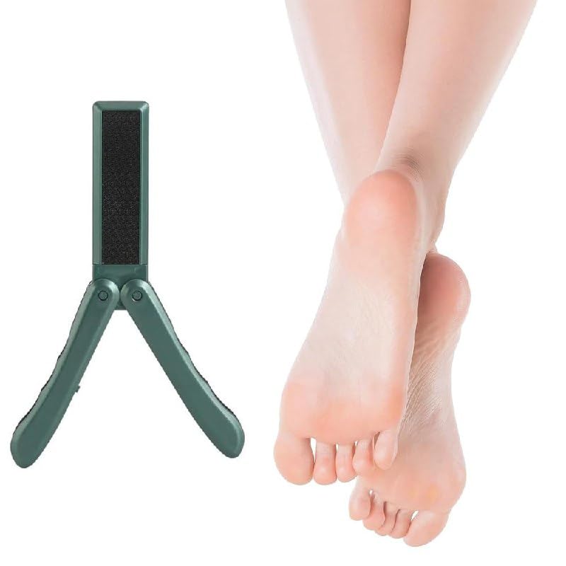 MVM Enterprise Double Sided Foot Scrubber for Dead Skin Pedicure Tool for Feet Foot File for Women Foot Cleaner Brush Foot Scrubber Callus Remover Heel Scrubber for Cracked Heels Safe Tool - Image 1