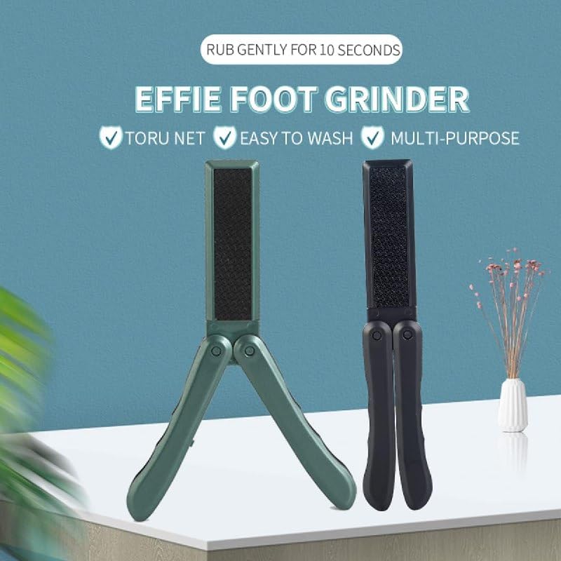 MVM Enterprise Double Sided Foot Scrubber for Dead Skin Pedicure Tool for Feet Foot File for Women Foot Cleaner Brush Foot Scrubber Callus Remover Heel Scrubber for Cracked Heels Safe Tool - Image 2