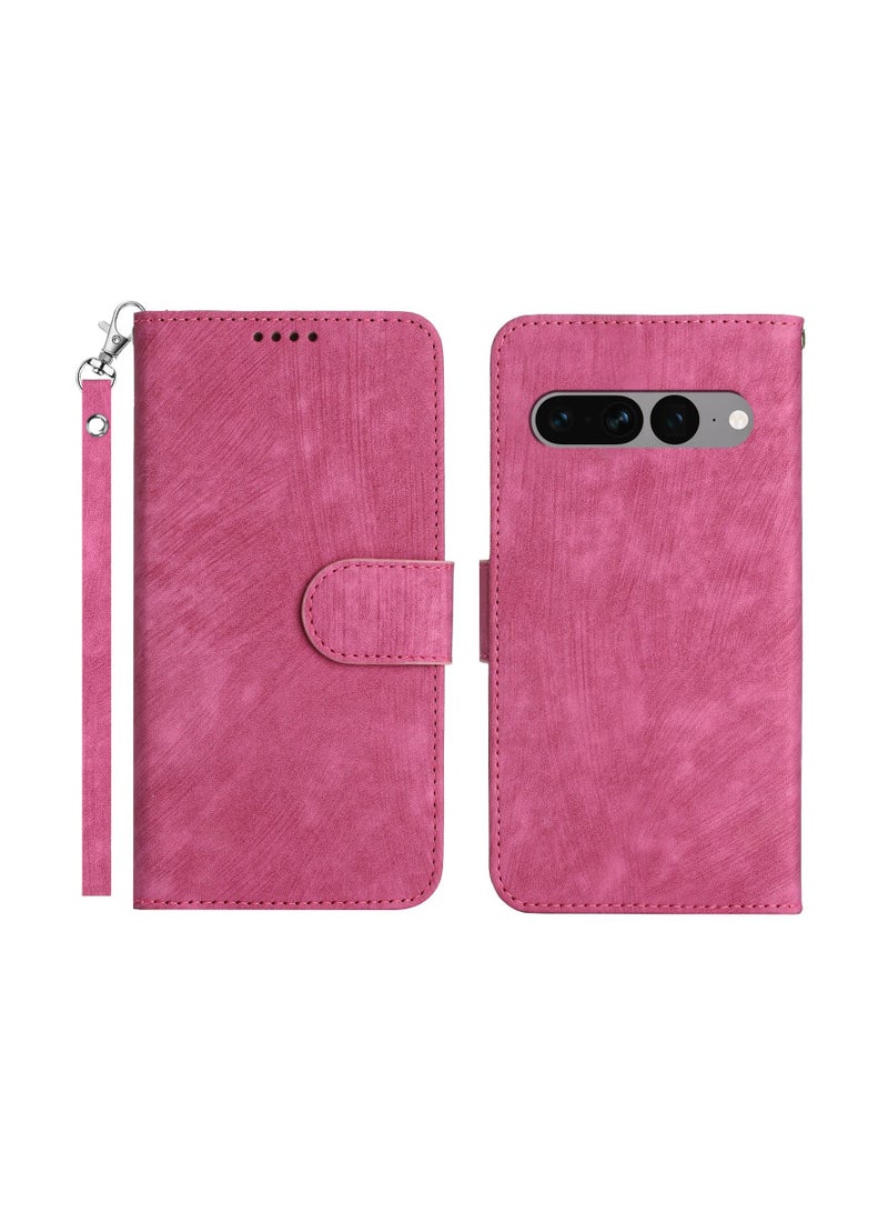 Suteni Magnetic Flip Cover Card Slots Leather Phone Case for Google Pixel - Image 1
