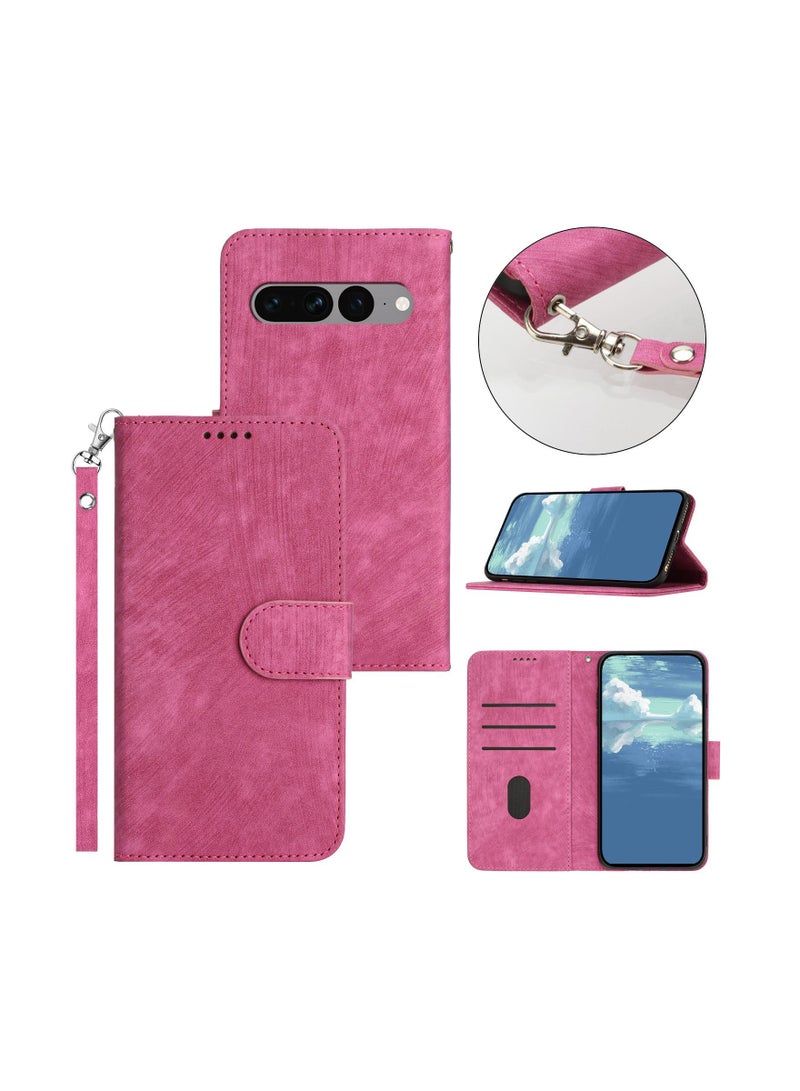 Suteni Magnetic Flip Cover Card Slots Leather Phone Case for Google Pixel - Image 2