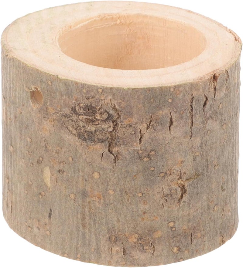 Hamster Hanging Wooden Food Bowl Small Animal Feeding Dish Wear- Chinchilla Supply Washable Feeder for Squirrels Guinea Pigs and Hedgehogs - Image 1