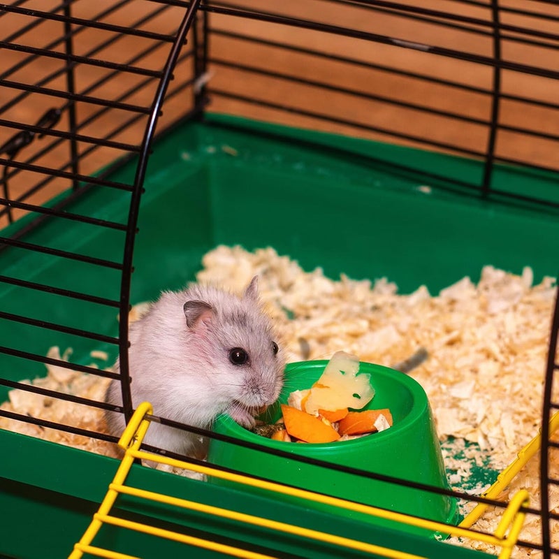 Hamster Hanging Wooden Food Bowl Small Animal Feeding Dish Wear- Chinchilla Supply Washable Feeder for Squirrels Guinea Pigs and Hedgehogs - Image 5
