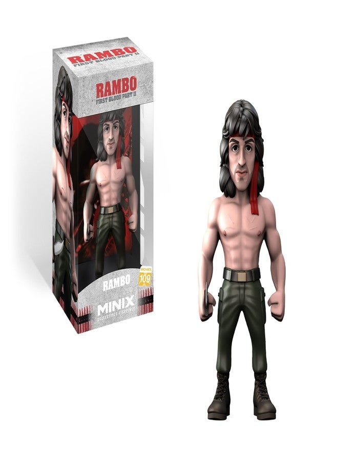 Minix - Movie #109 - Rambo - Rambo with Bandana - Collectible Figure 12 cm - Image 1