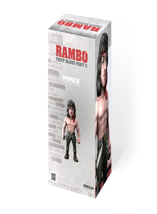 Minix - Movie #109 - Rambo - Rambo with Bandana - Collectible Figure 12 cm - Image 4