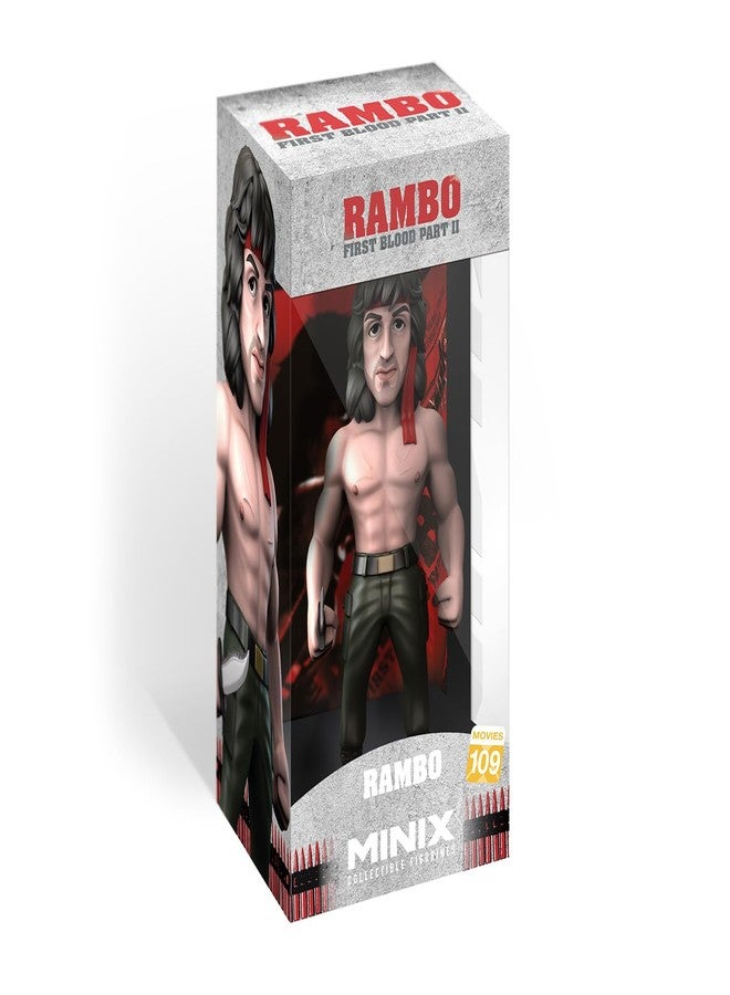 Minix - Movie #109 - Rambo - Rambo with Bandana - Collectible Figure 12 cm - Image 2