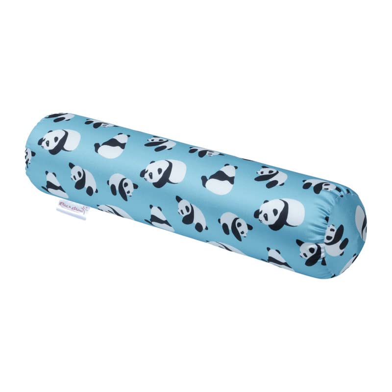 Rise & Shine Memory Foam Baby Bolster Pillow Cushion to give Side Support to The Baby with Washable Outer Cover - (22x5) (Blue) - Image 1