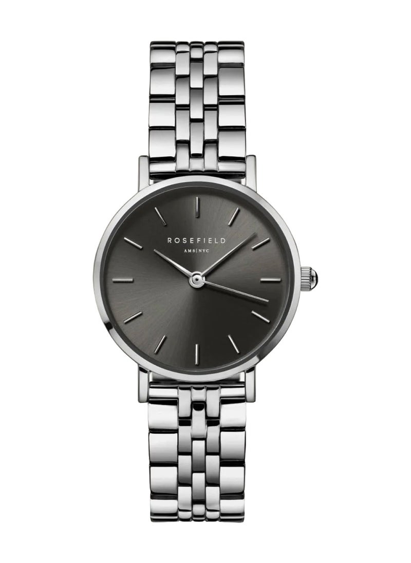 RoseField Women's Small Edit Grey Analog Quartz Stainless Steel Watch SGSSS-SE03 - 26mm  - Image 1
