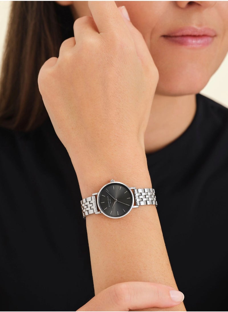 RoseField Women's Small Edit Grey Analog Quartz Stainless Steel Watch SGSSS-SE03 - 26mm  - Image 4