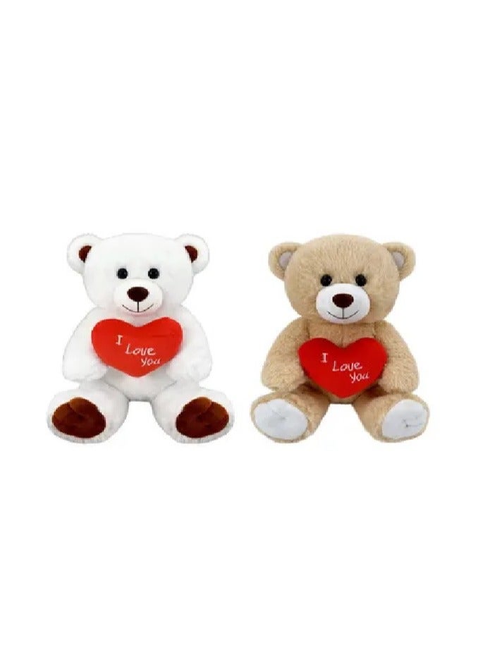 Bear with Heart Assorted 25cm
