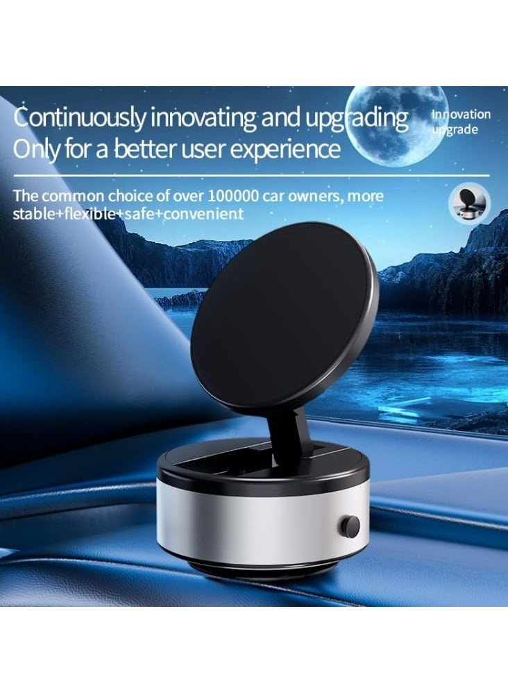 Magnetic Suction Cup Phone Holder for Car,Car Mount Mobile Phone Holder, Magnetic Suction Cup Universal Suction Bracket, 360 Degree Rotation| Suitable For Dashboard, glass, mirror, any smooth surface - Image 4