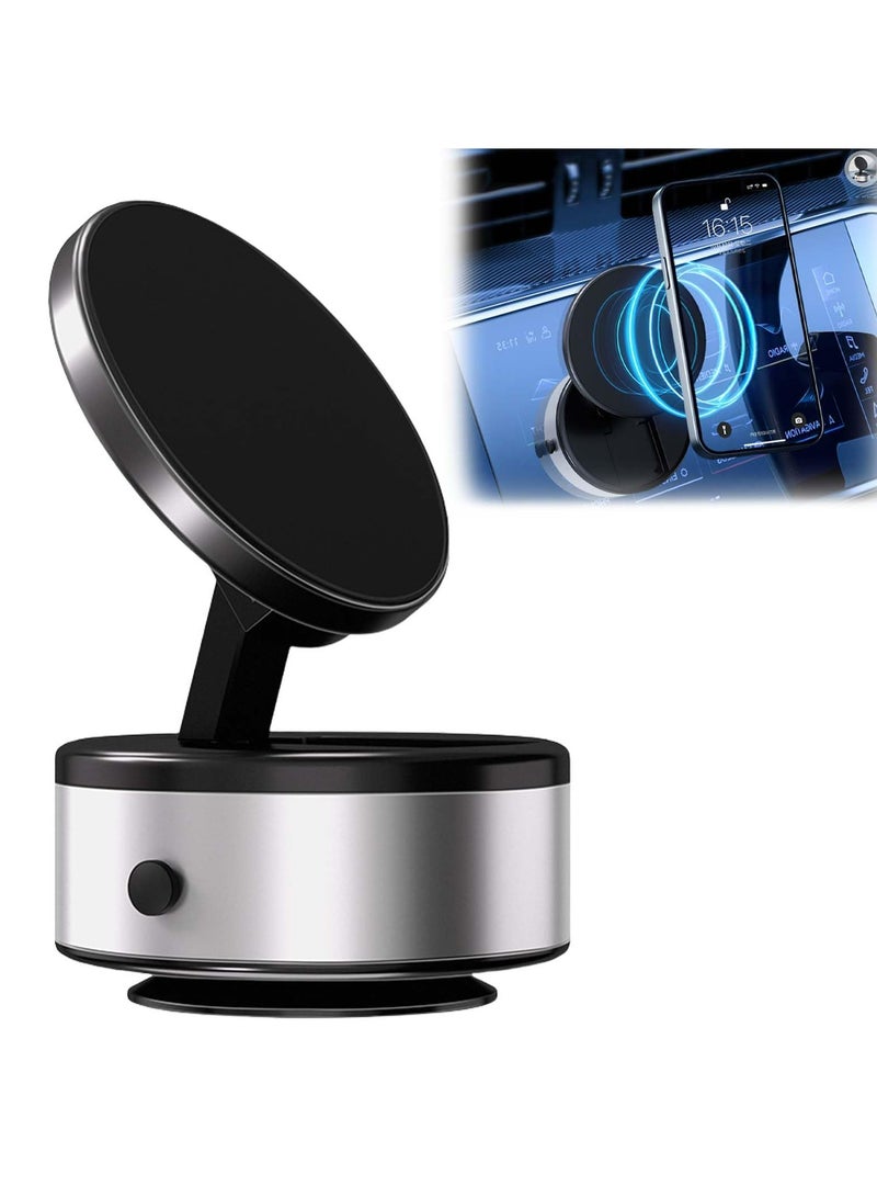 Magnetic Suction Cup Phone Holder for Car,Car Mount Mobile Phone Holder, Magnetic Suction Cup Universal Suction Bracket, 360 Degree Rotation| Suitable For Dashboard, glass, mirror, any smooth surface - Image 1