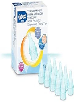 Wee baby Wee Baby 163 Nasal Aspirator Disposable Spare Tips - 10 Pieces 
