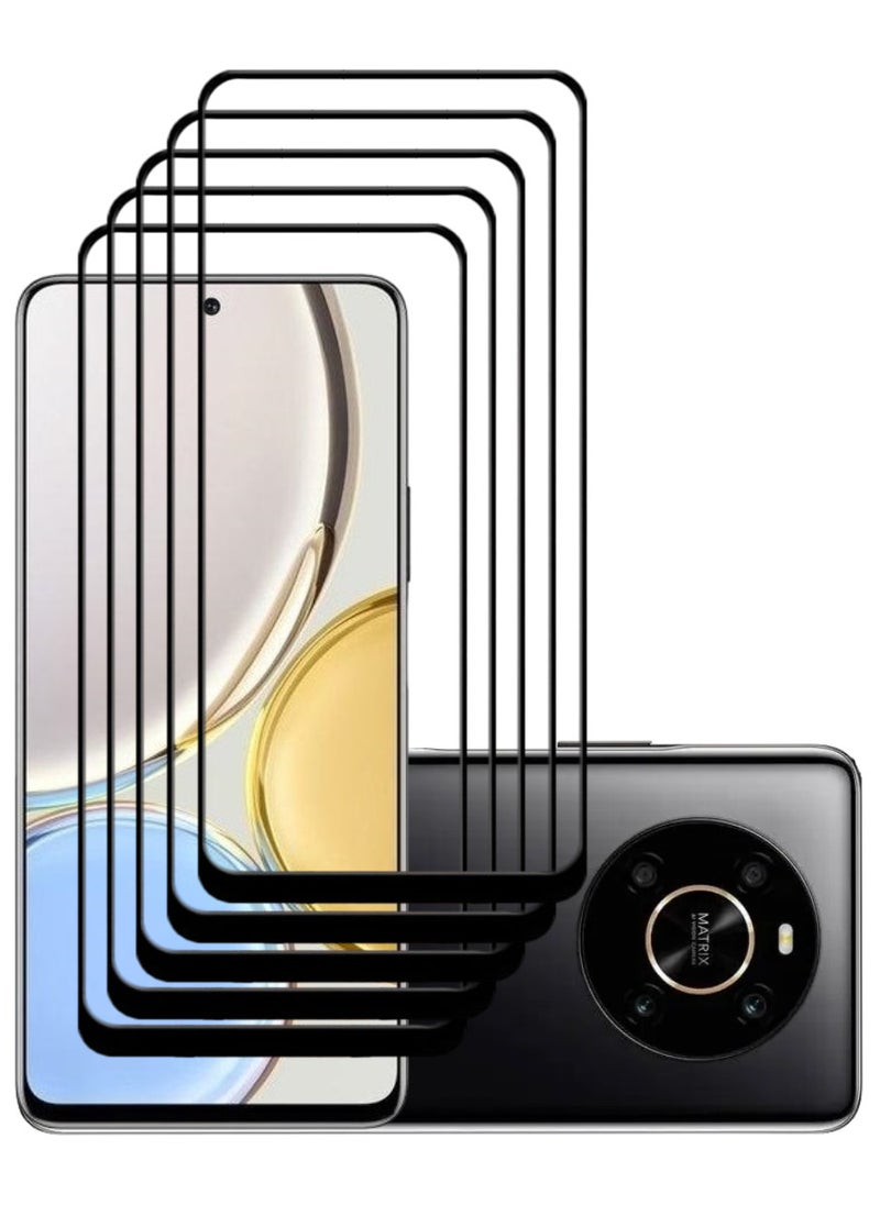 ACLIX 5 Pieces Antistatic ESD Dustproof Premium Quality High Definition Tempered Glass Screen Protector Designed For Honor X9 - Image 1