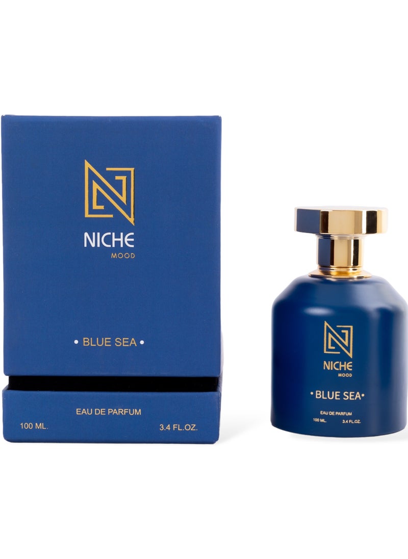 NICHE MOOD - Blue Sea perfume by Niche Mood for men, Eau de Parfum, 100 ml - Image 1