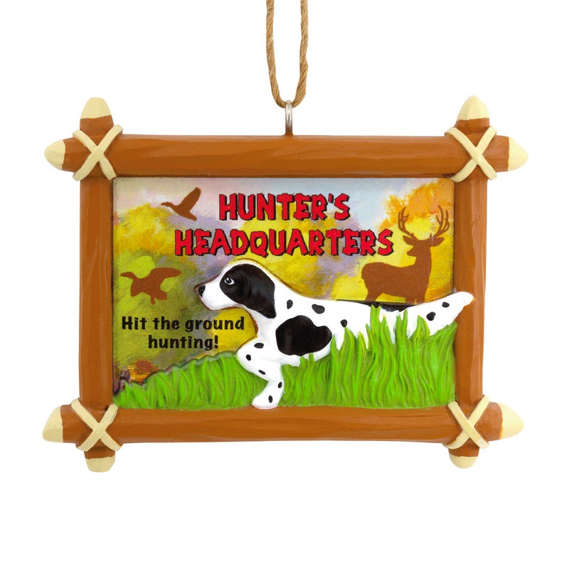 Hallmark Hunting Dog Christmas Ornament