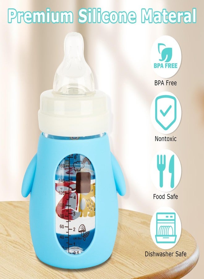 joyfeed 3 Pack Silicone Sleeves for Mam Baby Bottles 6oz,Anti Breakage Baby Bottle Holder Compatible with MAM Glass Baby Bottle. - Image 3