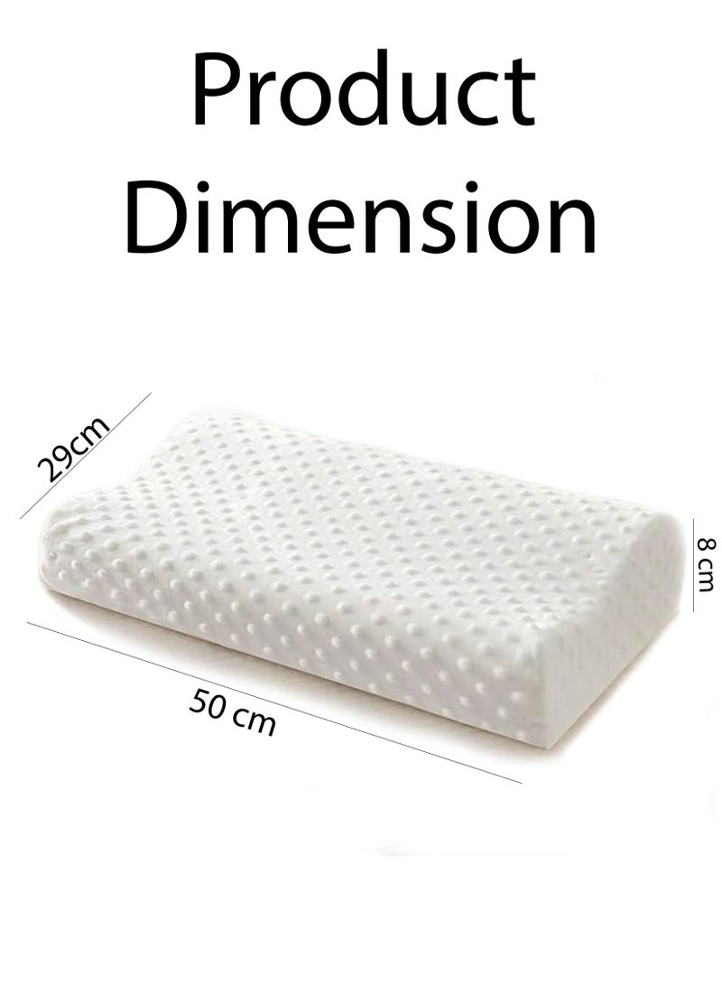 Cervical Orthopaedic Memory Foam Technology Ergonomic Contour Medical Pillow For Sleep Comfort Premium Quality Neck Support and Shoulder Pain Relief With Washable Cover  - Image 5