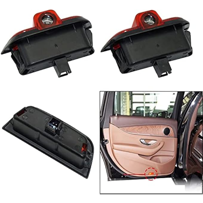 Taruimoo Car Door Logo LightsCar Door Led Logo Projector Welcome Lamp Door Light Puddle Light 2Piece Fits For C Class W204 20082014 - Image 3