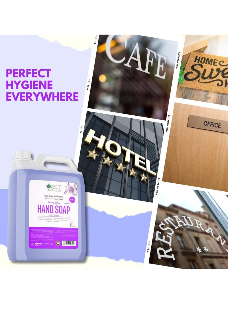 Hand Wash Refill Liquid Luxury Lily Hand Wash 5 Liter Non Drying Moisturizing Formula Aromatic Fragrance Perfect For Home Office Hotel & Cafe - pzsku/ZC5228387A071EC751D2DZ/45/_/1730802985/0daa43fb-4bbb-496e-ac5d-033ccd977a90