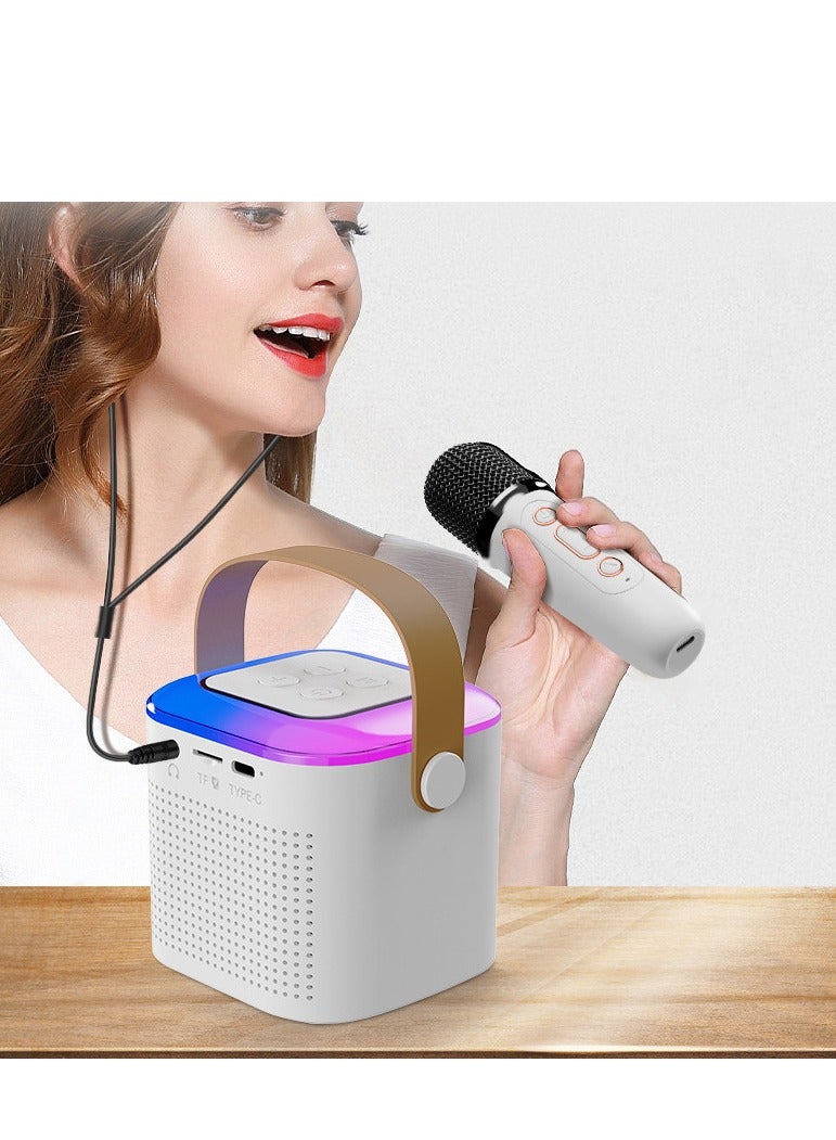 GULFLINK Portable Bluetooth Speaker With Microphone Set White - Image 3