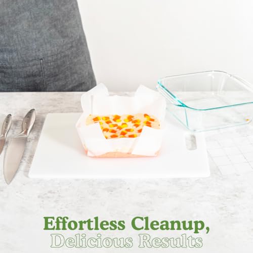 Regency Wraps Parchment Paper For Non-Stick Cooking and Baking, Lining Cookie Sheets, Cake Pans, Air Fryer and Microwave safe, Greaseproof, white, 30ft Roll (pack of 1) - Image 5