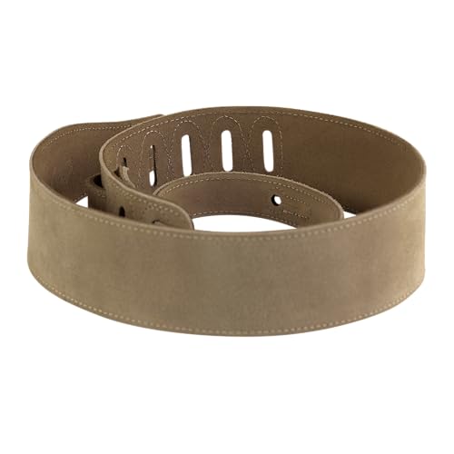 Levy's MS26 2.5" Hand-brushed Suede Guitar Strap, Sand - Image 4