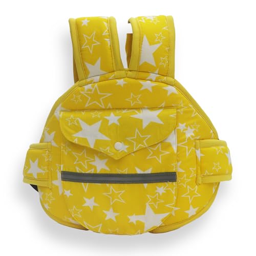 Kradyl Kroft Scooter Safety Belt | Two Wheeler Child Safety Seat Belt (Yellow Star) - Image 1