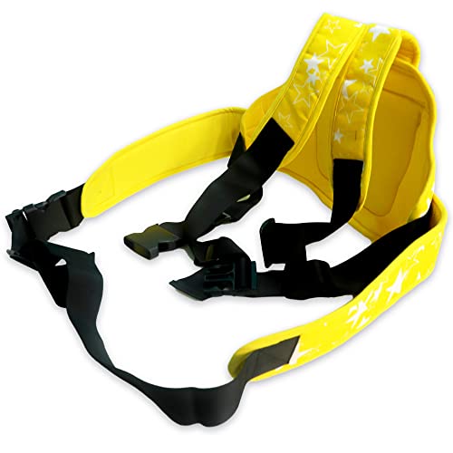 Kradyl Kroft Scooter Safety Belt | Two Wheeler Child Safety Seat Belt (Yellow Star) - Image 5