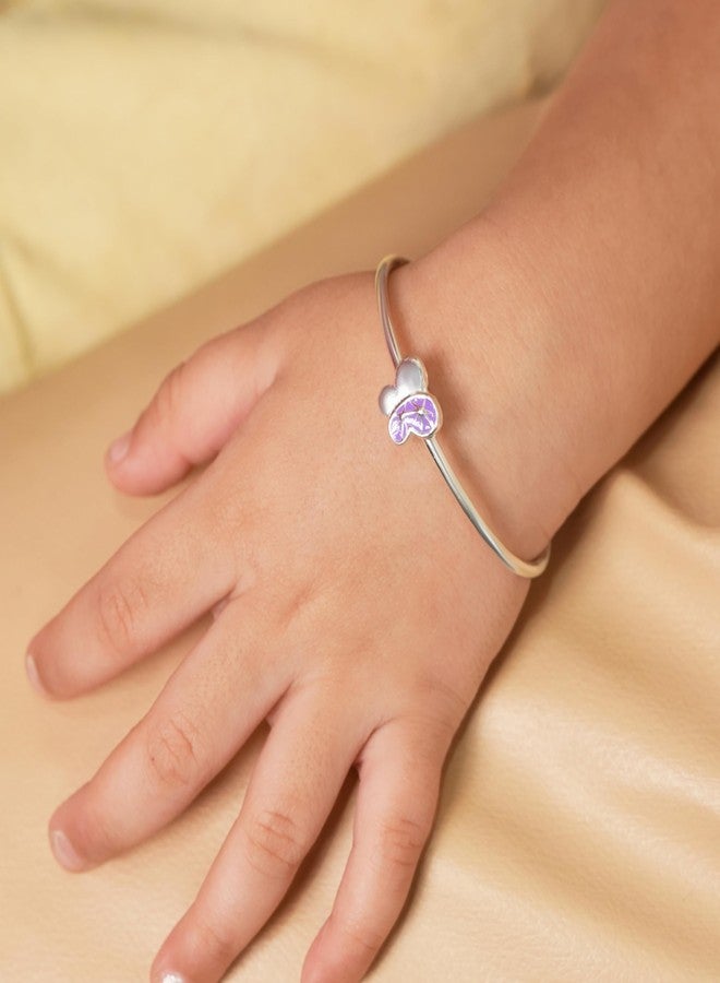 Silver Chest 925 Sterling Silver Baby Bangles Pair | Adjustable Silver Kids Bangles with Butterfly Design for Boys & Girls | Hallmarked Gift for Infants & Toddlers | Baby Bracelet | Age : 0 to 5 Years - Image 3