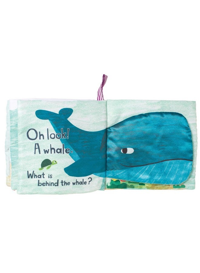 Manhattan Toy Manhattan Toy What's Outside Sea-Themed Soft Baby Activity Book with Rattle - Image 5