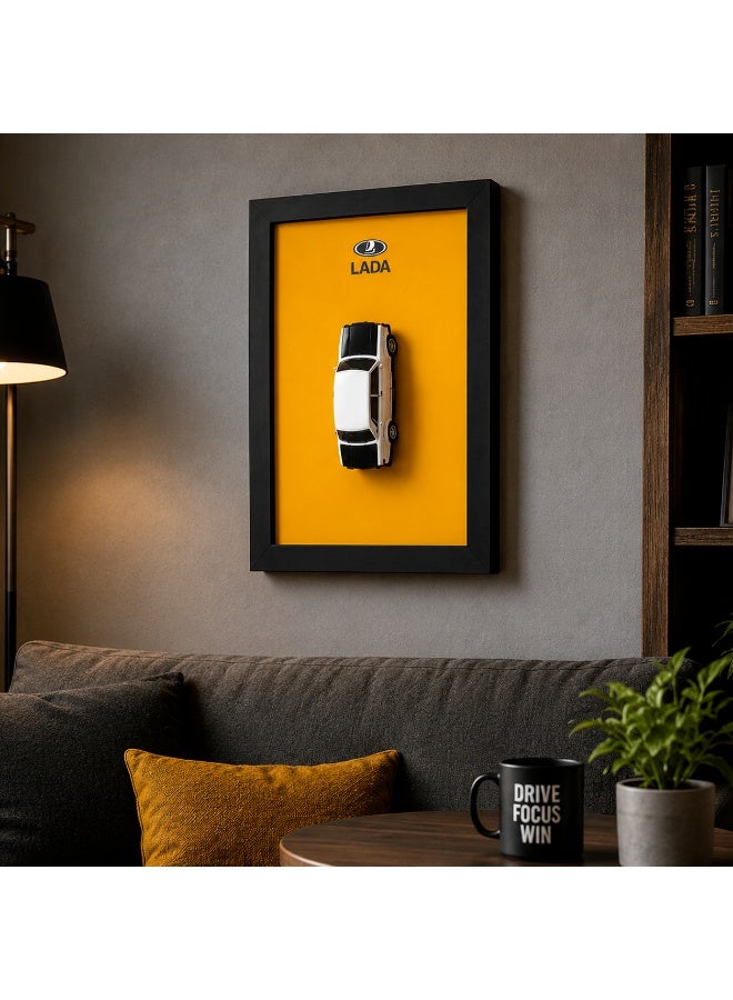 3D Die-Cast Car Shadow Box Frame Wall Decor with Premium Black Frame | Car Enthusiast Gift | Home & Office Decoration - Image 2