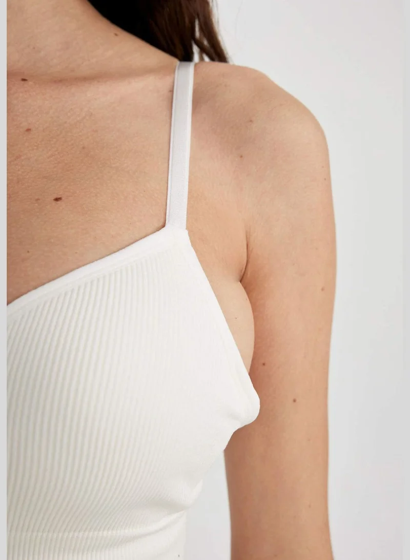 ديفاكتو Comfort-Padded Seamless T-Shirt Bra