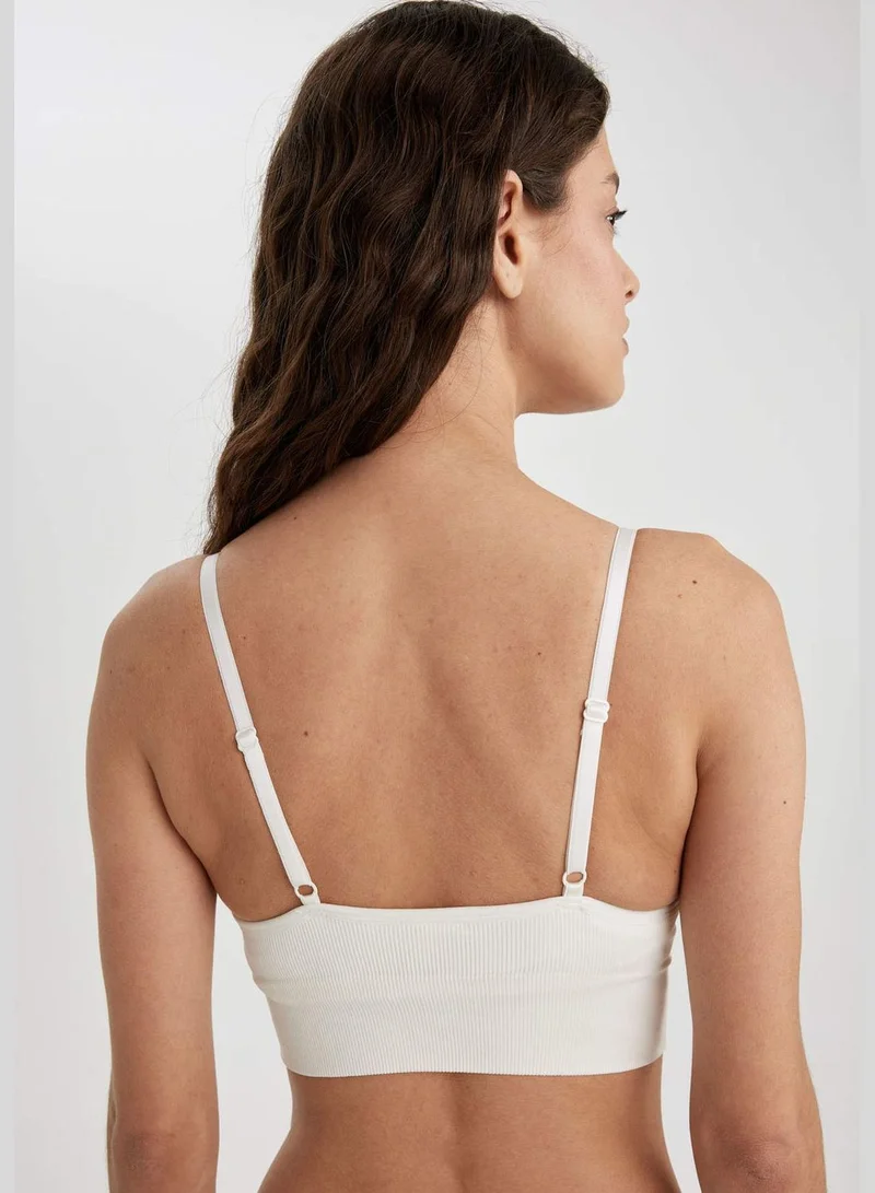 ديفاكتو Comfort-Padded Seamless T-Shirt Bra