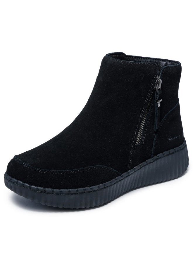 SKECHERS Women's Wilshire BLVD-Weekend Crush Ankle Boot, Black/Black, 39 EU - Image 1