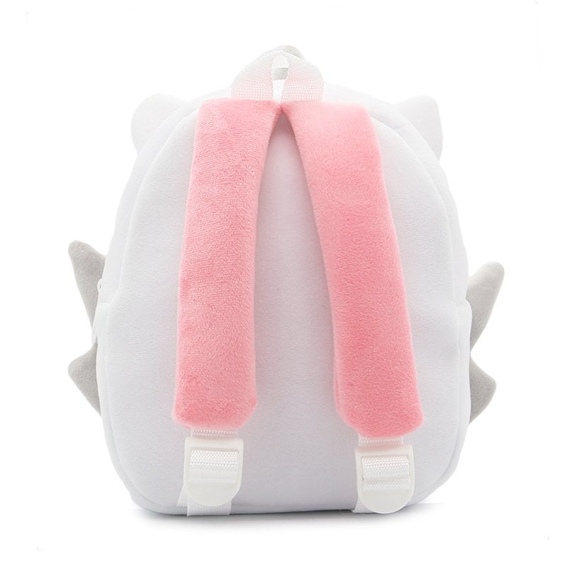 Plush Kids Backpack, Unicorn Animal Design, Soft Lightweight School Bag for Toddlers and Preschool Kids - Image 5